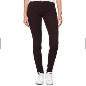 J Brand Women's Luxe Sateen Super Skinny Woven Pant Snifter Size 28 NWT